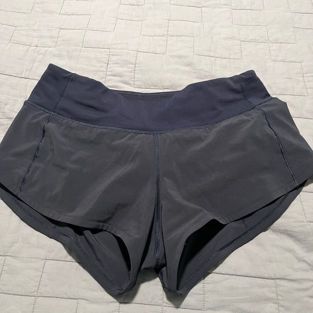 Navy Lululemon shorts